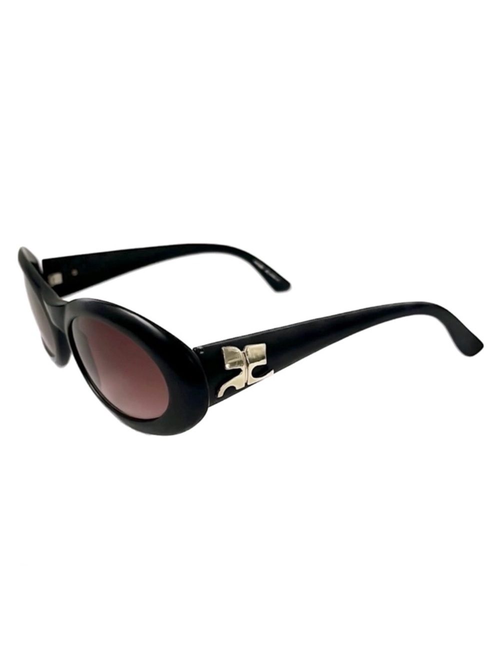 Courrèges Rare Vintage 1980’s Oval Sunglasses